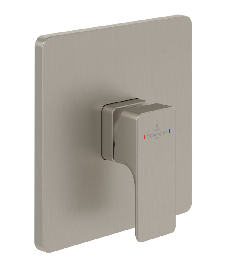 Villeroy&Boch Subway 3.0 bateria prysznicowa podtynkowa nikiel szczotkowany TVS11200200064