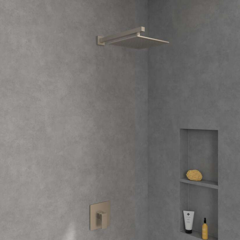 Villeroy&Boch Subway 3.0 bateria prysznicowa podtynkowa nikiel szczotkowany TVS11200200064