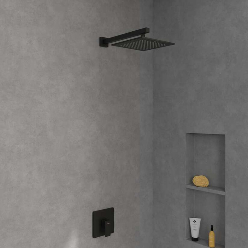 Villeroy&Boch Subway 3.0 bateria prysznicowa podtynkowa czarny matowy TVS112002000K5