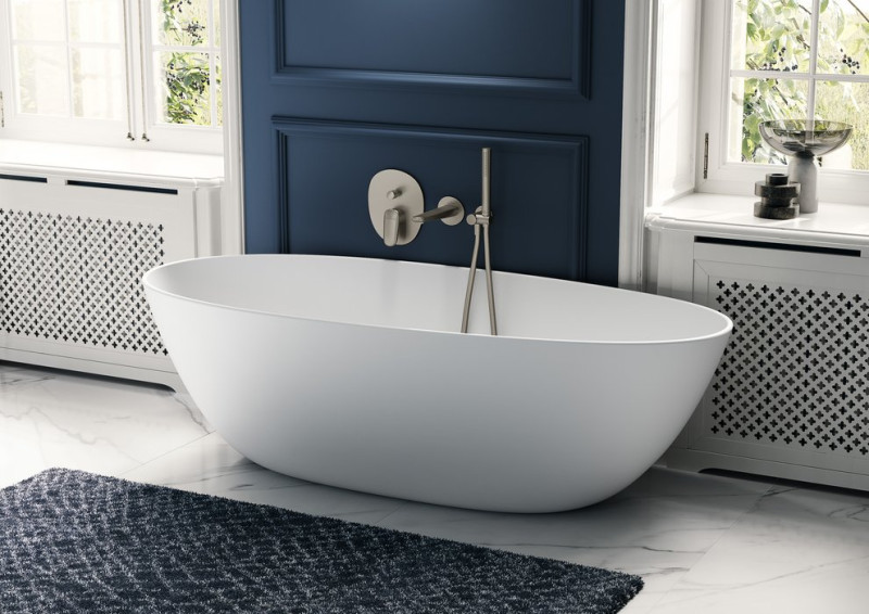 Villeroy&Boch Verve Showers słuchawka prysznicowa okrągła nikiel szczotkowany TVS10900600064