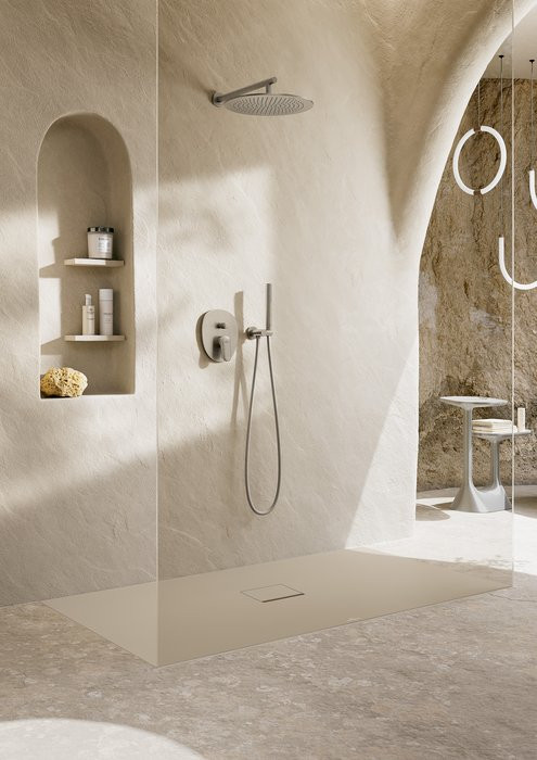 Villeroy&Boch Verve Showers słuchawka prysznicowa okrągła nikiel szczotkowany TVS10900600064