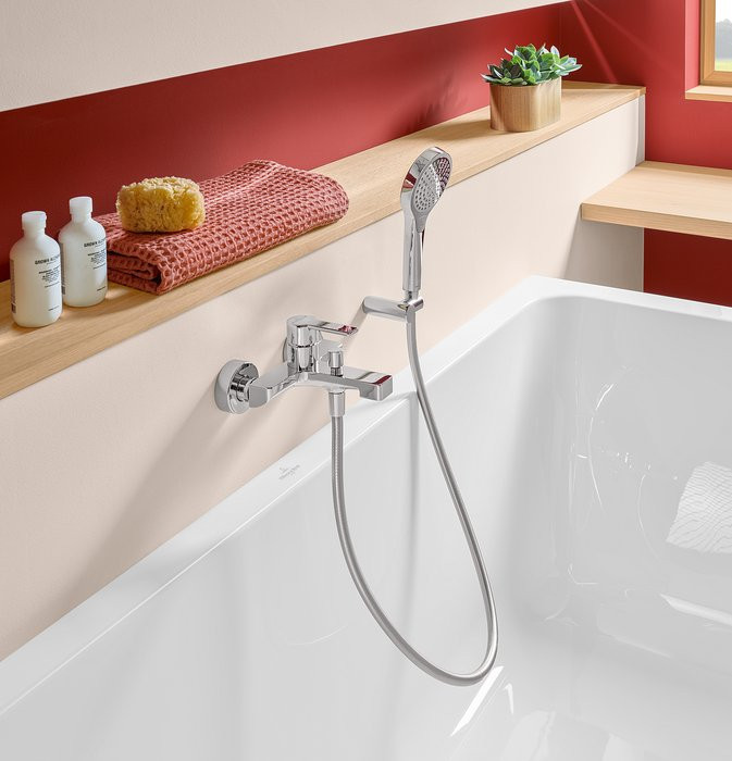 Villeroy&Boch Verve Showers słuchawka prysznicowa 3 funkcyjna chrom połysk TVS10900100061