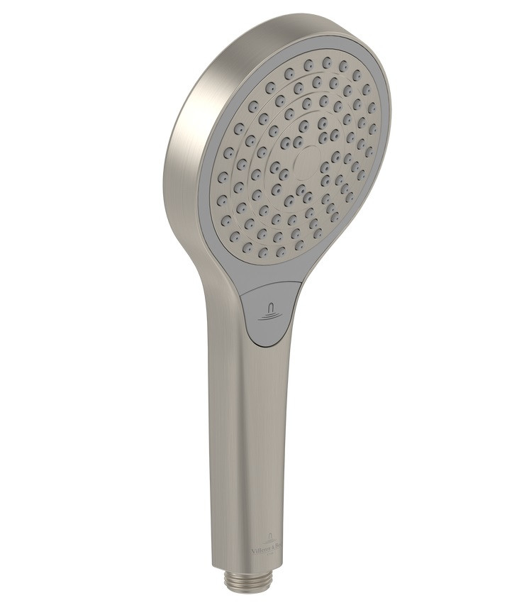 Villeroy&Boch Verve Showers słuchawka prysznicowa 3 funkcyjna nikiel szczotkowany TVS10900100064