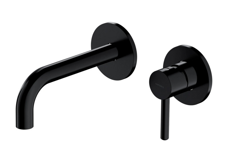 Omnires Y element zewnętrzny bateria umywalkowa podtynkowa czarny black Y1215HROBL