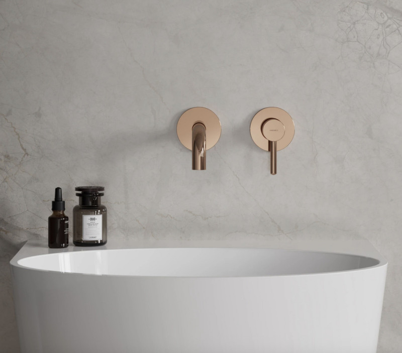 Omnires Y element natynkowy baterii umywalkowej podtynkowej miedź Y1215HROCP