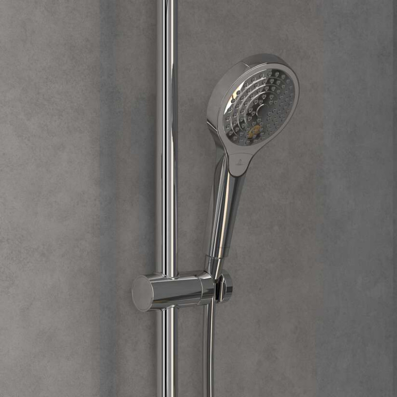 Villeroy&Boch Verve Showers termostatyczny zestaw prysznicowy z deszczownicą chrom połysk TVS10900500061