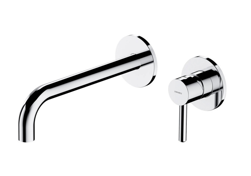 Omnires Y element zewnętrzny bateria umywalkowa podtynkowa 21,5 cm chrom połysk Y1215HLROCR