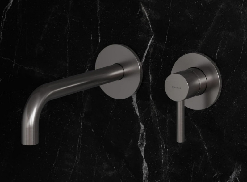 Omnires Y element zewnętrzny bateria umywalkowa podtynkowa 21,5 cm nikiel szczotkowany Y1215HLRONI