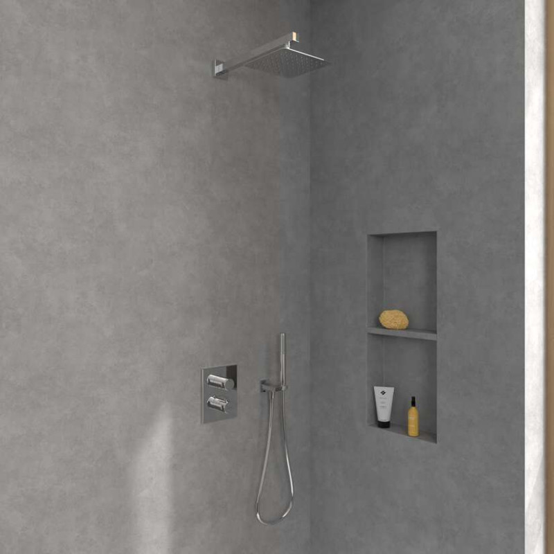 Villeroy&Boch Universal Showers deszczownica głowica prysznicowa kwadratowa 20x20 chrom połysk TVC00040220061