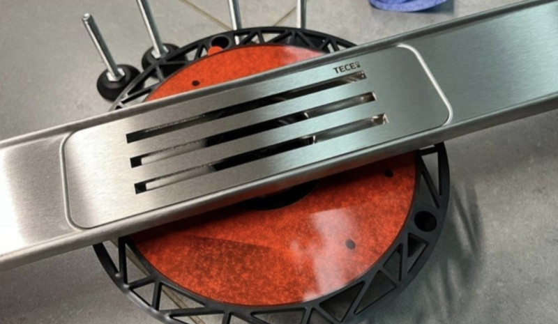 Tece TeceLineo Set 100 odpływ liniowy na wymiar 40-100 cm odwodnienie liniowe stal nierdzewna szczotkowana 15301100