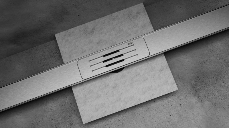 Tece TeceLineo Set 100 odpływ liniowy na wymiar 40-100 cm odwodnienie liniowe stal nierdzewna szczotkowana 15301100