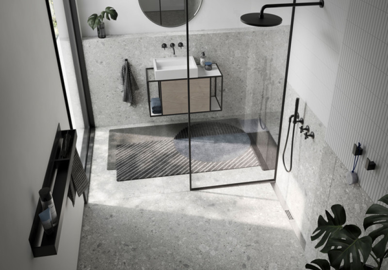 Tece TeceLineo Set 100 odpływ liniowy na wymiar 40-100 cm odwodnienie liniowe stal nierdzewna szczotkowana 15301100