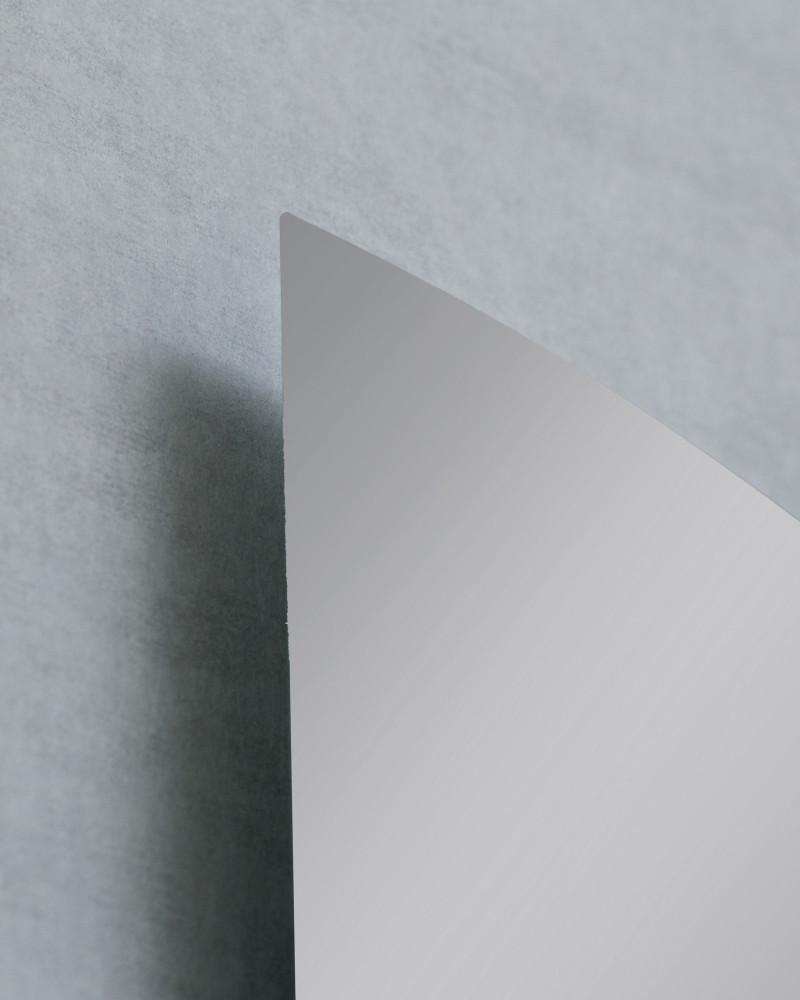 Kraft DEMI Lustro półokrągłe półkole 50x100 cm podświetlane ambiente barwa ciepła 3000K LED COB 15.47.23.50x100