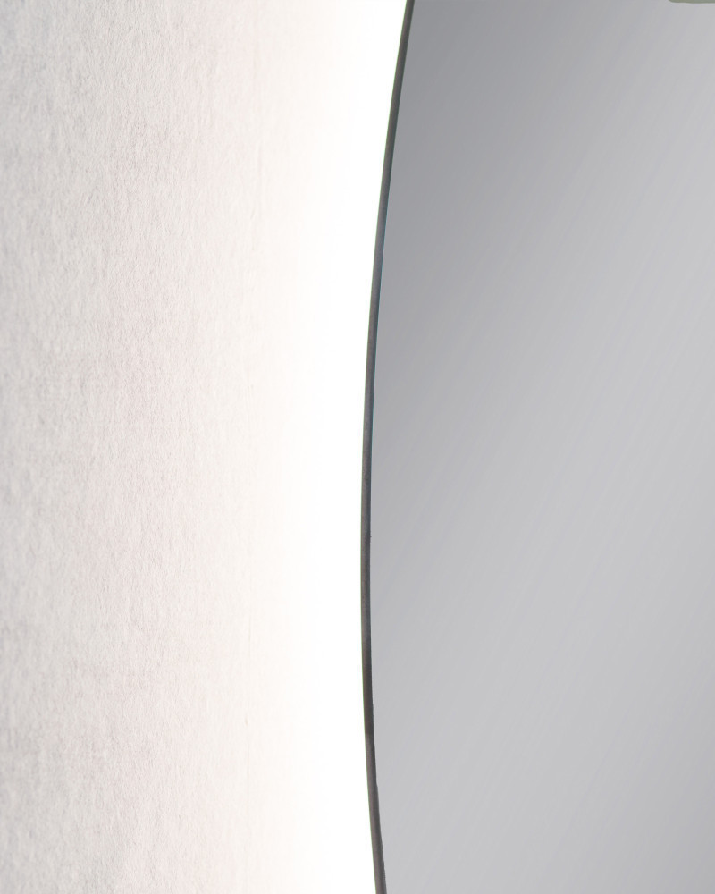 Kraft CORTE 120 B Lustro ściete koło, ścięty okrąg 120x109 cięciwa 70 cm podświetlane ambiente barwa neutralna 4000K LED COB 15.46.24.120x109
