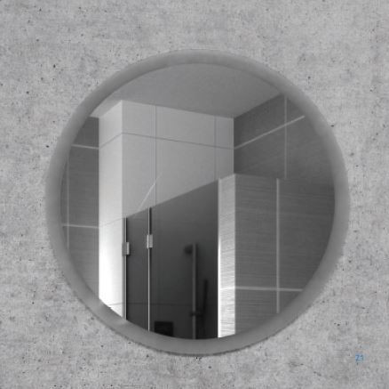 Kraft ATUM Lustro okrągłe fi 100 cm z podświetleniem LED barwa ciepła 3000K LED COB 15.02.23.100