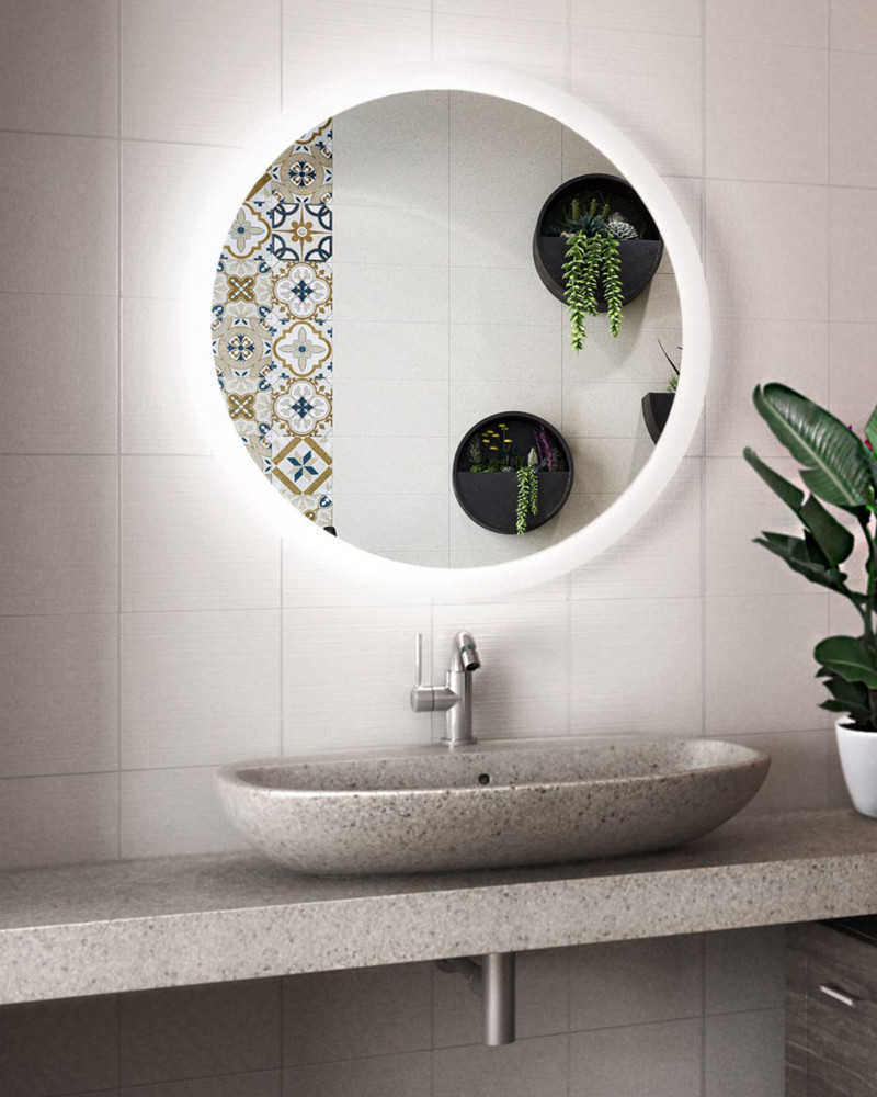 Kraft ATUM Lustro okrągłe fi 120 cm z podświetleniem LED barwa neutralna 4000K LED COB 15.02.24.120