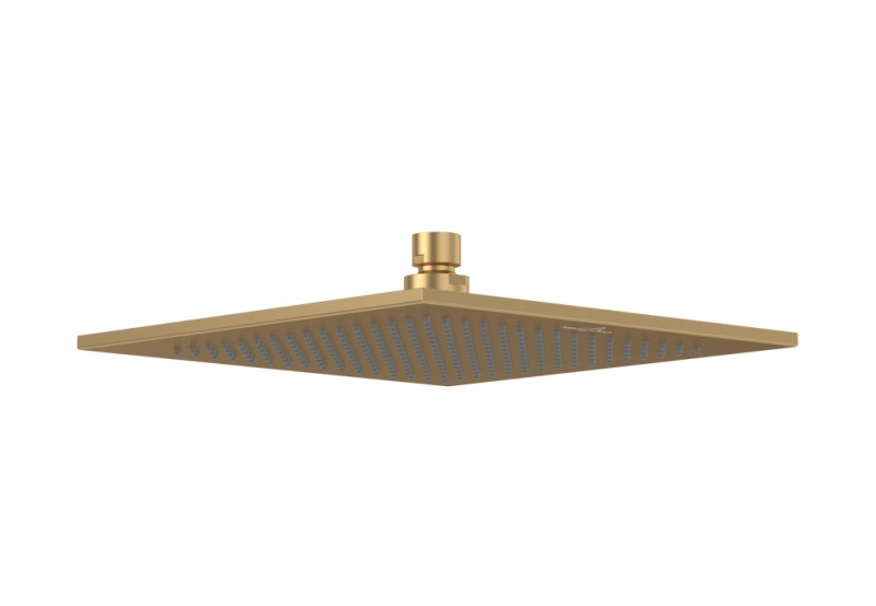 Villeroy&Boch Universal Showers deszczownica głowica prysznicowa kwadratowa 25x25 złoty szczotkowany TVC00000200076