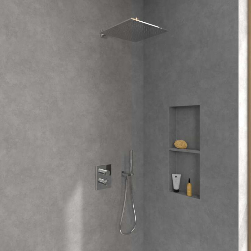 Villeroy&Boch Universal Showers deszczownica głowica prysznicowa kwadratowa 35x35 chrom połysk TVC00000600061