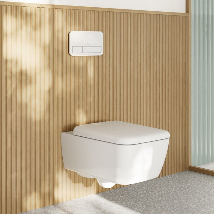 Villeroy&Boch Skyla TwistFlush muszla wisząca + deska wolnoopadająca weiss alpin powłoka CeramicPlus 4682CLR1 - BF25