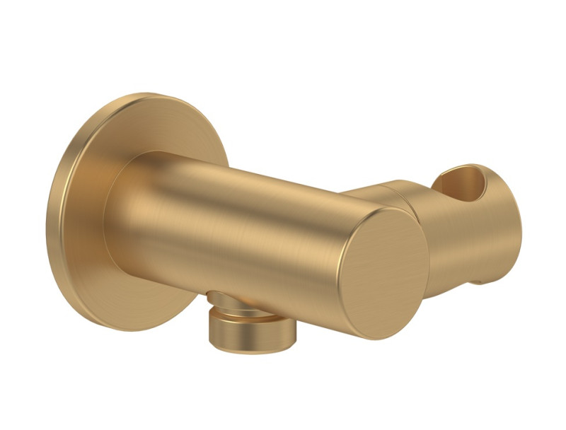 Villeroy&Boch Universal Showers przyłącze kątowe z uchwytem złoty szczotkowany TVC00046200076