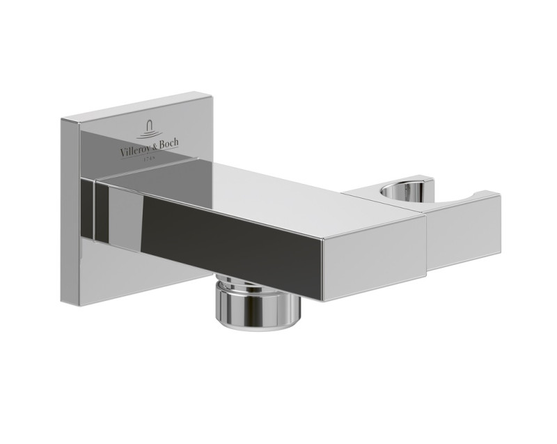 Villeroy&Boch Universal Showers przyłącze kątowe z uchwytem chrom połysk TVC00046300061
