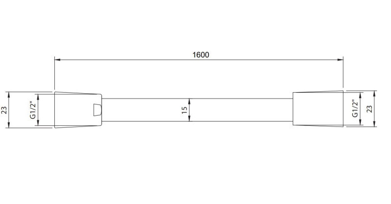 Villeroy&Boch Universal Showers wąż prysznicowy 160 cm złoty szczotkowany TVC00003400076