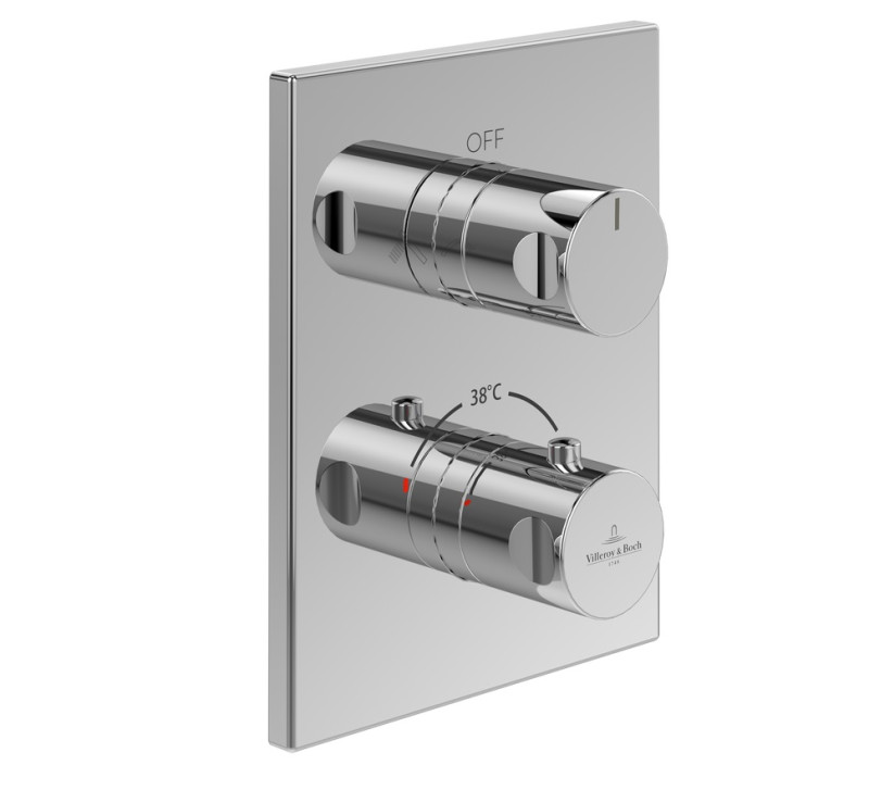 Villeroy&Boch termostatyczna bateria podtynkowa 2-drożna chrom połysk TVD00065300061
