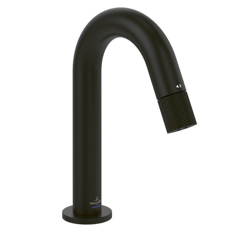 Villeroy&Boch bateria umywalkowa do zimnej wody czarny matowy TVW000004000K5