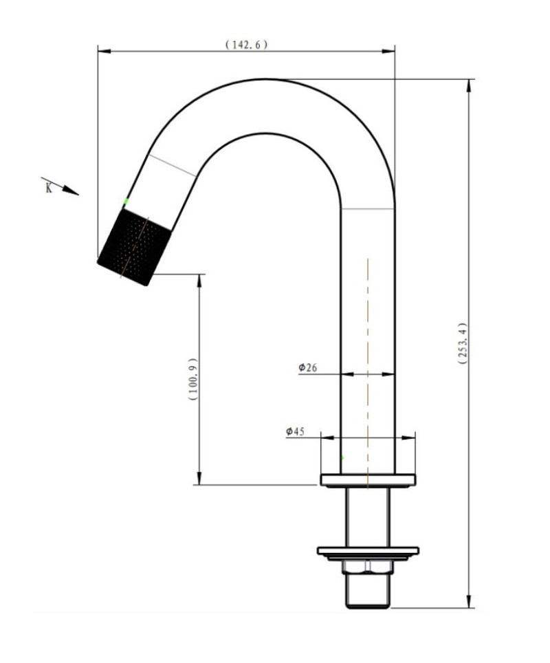 Villeroy&Boch bateria umywalkowa do zimnej wody czarny matowy TVW000004000K5