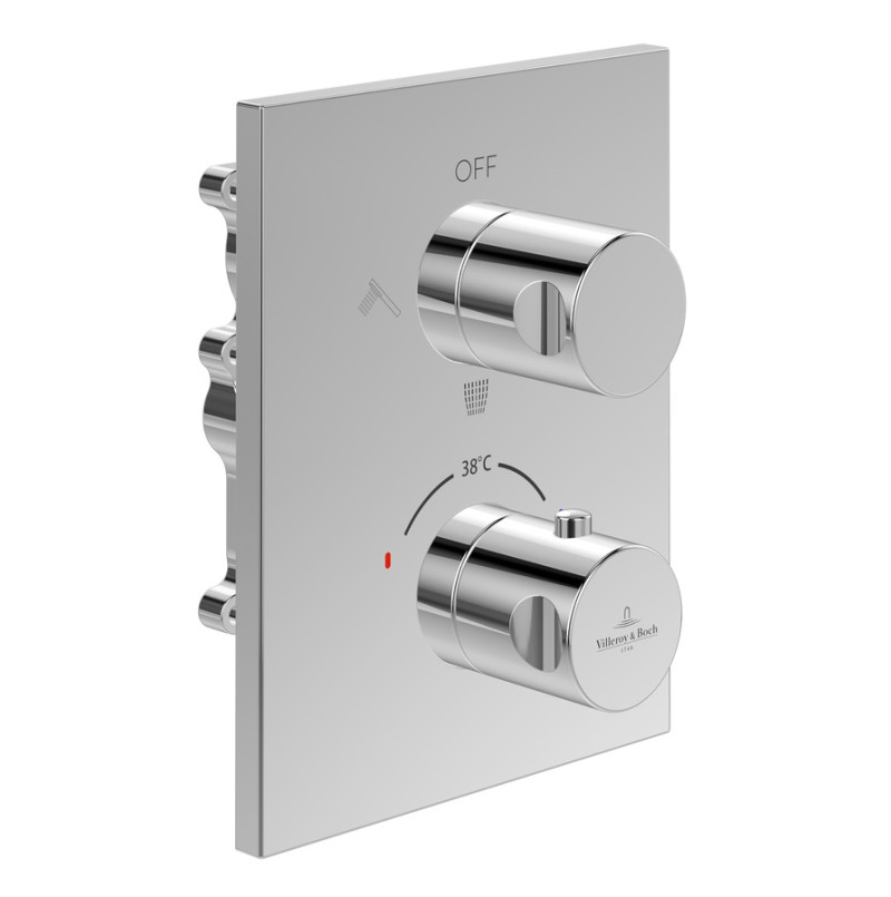 Villeroy&Boch termostatyczna bateria podtynkowa 3-drożna chrom połysk TVD00000100061