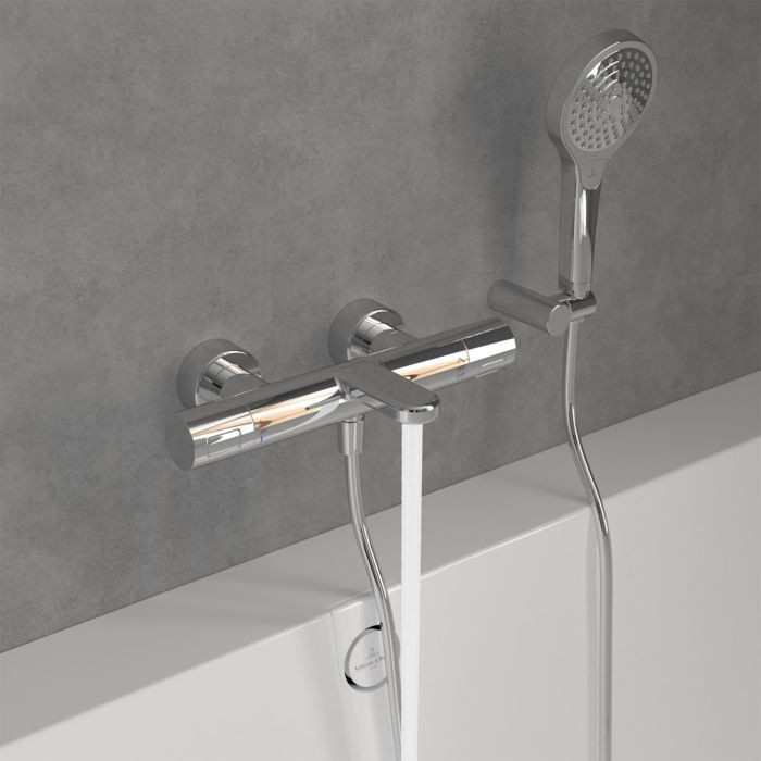 Villeroy&Boch Universal termostatyczna bateria wannowa ścienna chrom połysk TVT00000100061