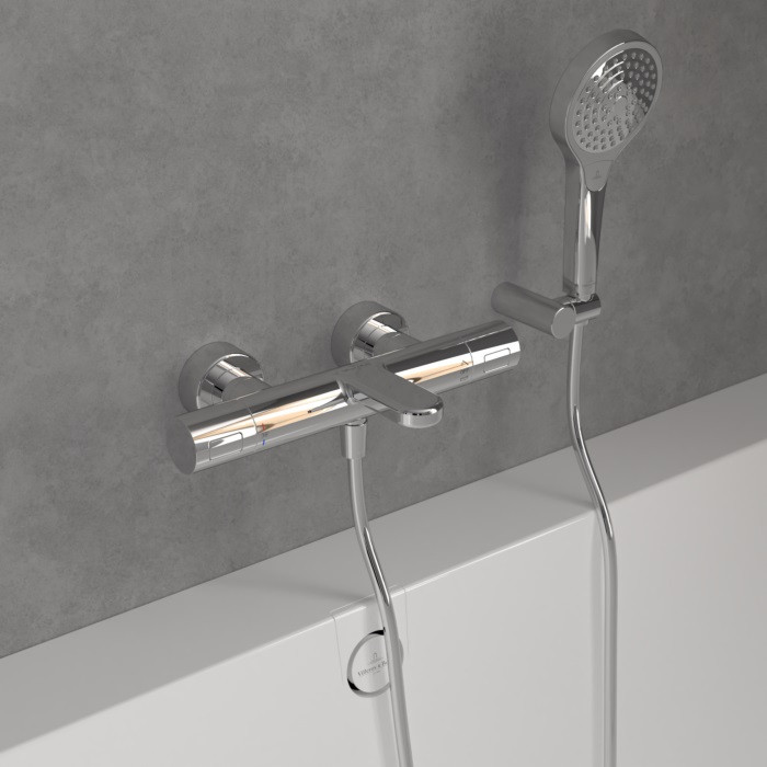 Villeroy&Boch Universal termostatyczna bateria wannowa ścienna chrom połysk TVT00000100061