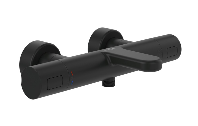 Villeroy&Boch Universal termostatyczna bateria wannowa ścienna czarny matowy TVT000001000K5