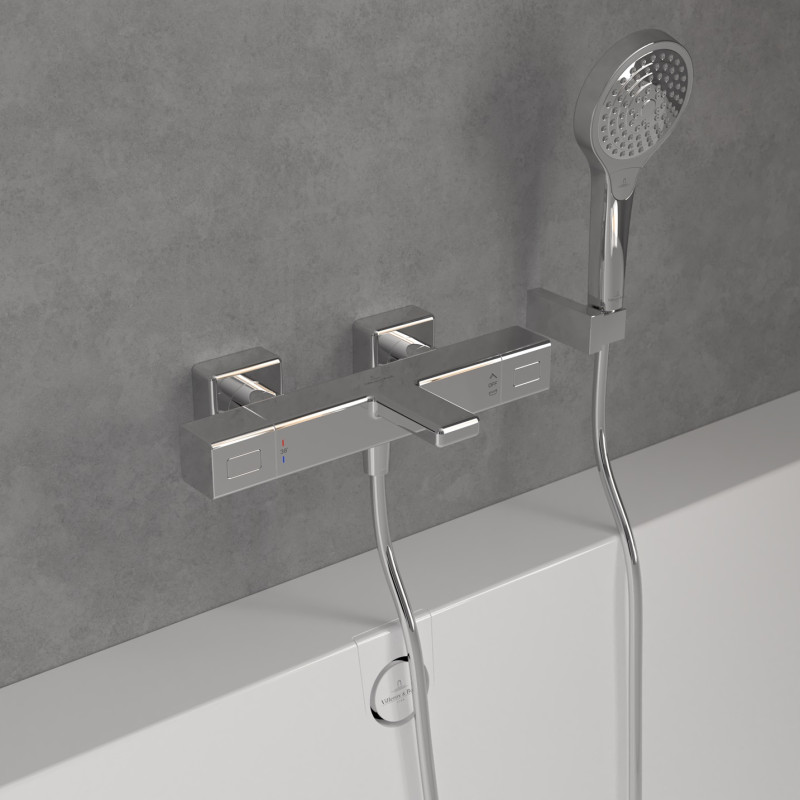 Villeroy&Boch Universal termostatyczna bateria wannowa ścienna chrom połysk TVT00000200061