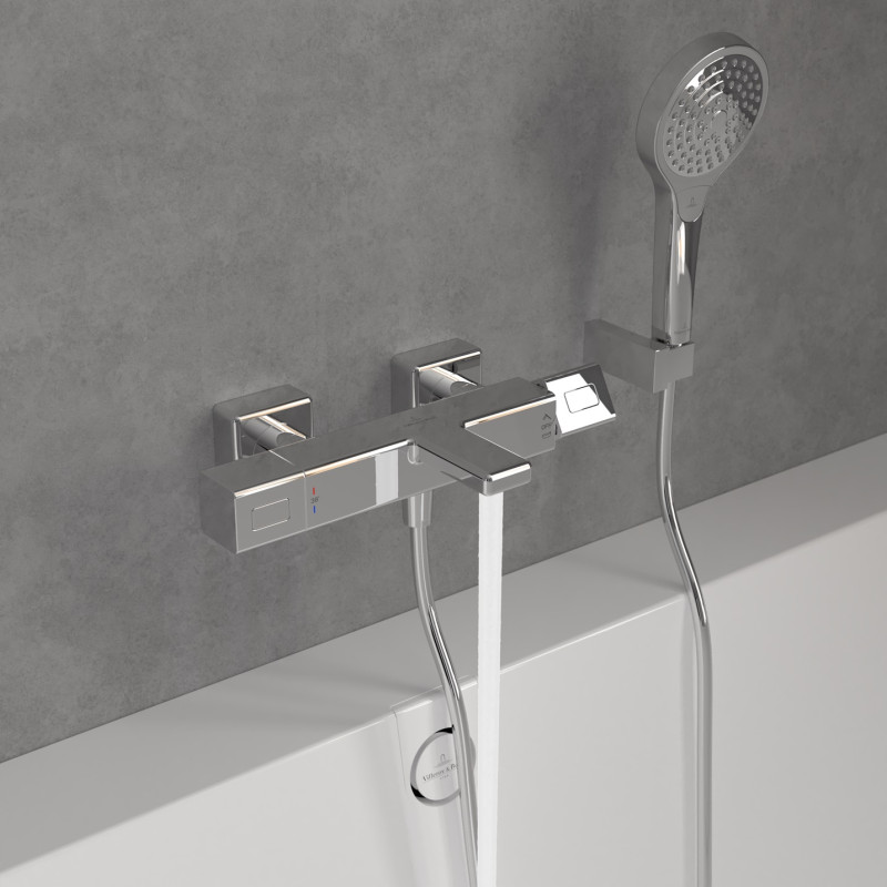 Villeroy&Boch Universal termostatyczna bateria wannowa ścienna chrom połysk TVT00000200061