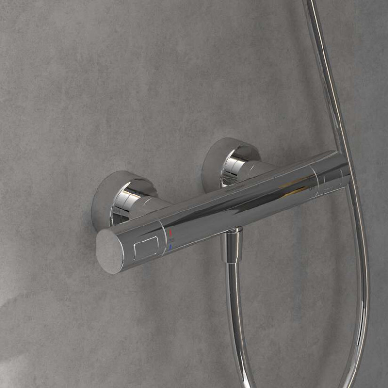 Villeroy&Boch Universal termostatyczna bateria prysznicowa ścienna chrom połysk TVS00001700061