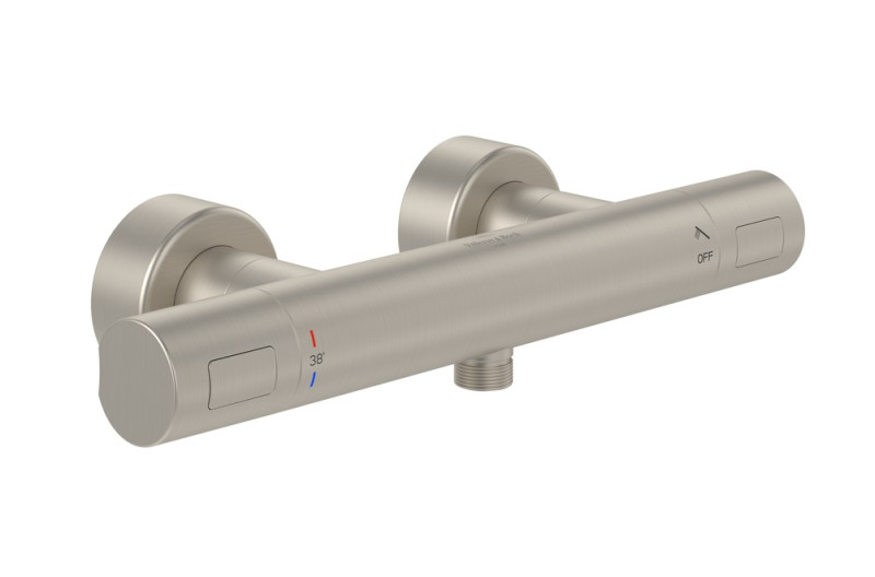 Villeroy&Boch Universal termostatyczna bateria prysznicowa ścienna nikiel szczotkowany TVS00001700064
