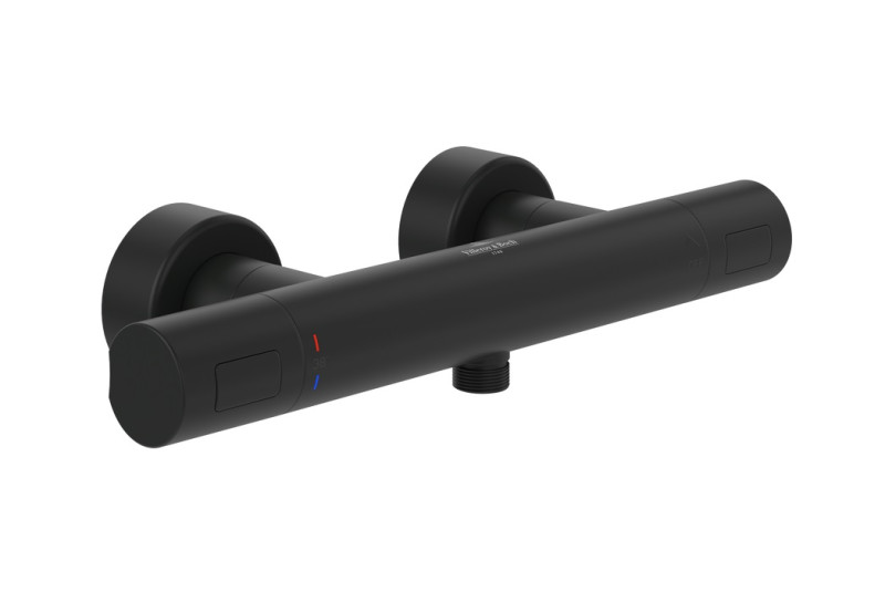 Villeroy&Boch Universal termostatyczna bateria prysznicowa ścienna czarny matowy TVS000017000K5