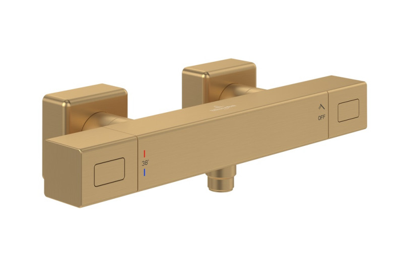 Villeroy&Boch Universal termostatyczna bateria prysznicowa ścienna złoty szczotkowany TVS00001800076