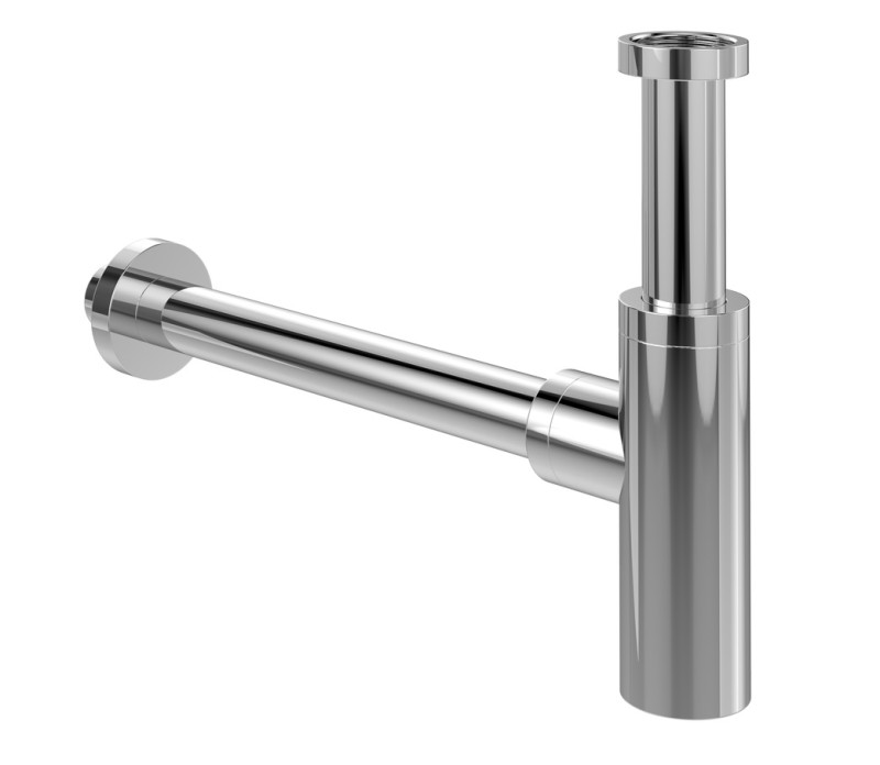 Villeroy&Boch Universal syfon umywalkowy dekoracyjny okrągły chrom połysk TVC00000400061