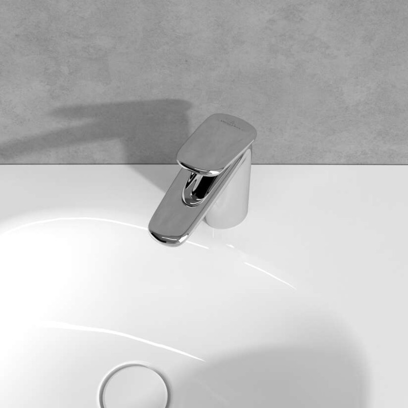 Villeroy&Boch Antao bateria umywalkowa z korkiem klik-klak chrom połysk TVW11100300061