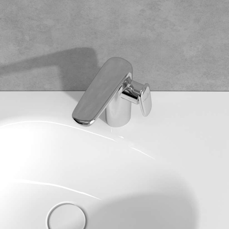 Villeroy&Boch Antao bateria umywalkowa z korkiem klik-klak chrom połysk TVW11100400061