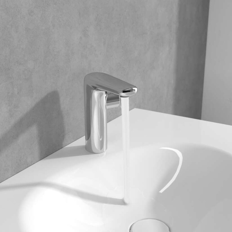 Villeroy&Boch Antao bateria umywalkowa z korkiem klik-klak chrom połysk TVW11100400061