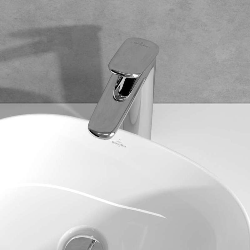 Villeroy&Boch Antao bateria umywalkowa wysoka z korkiem klik-klak chrom połysk TVW11100500061