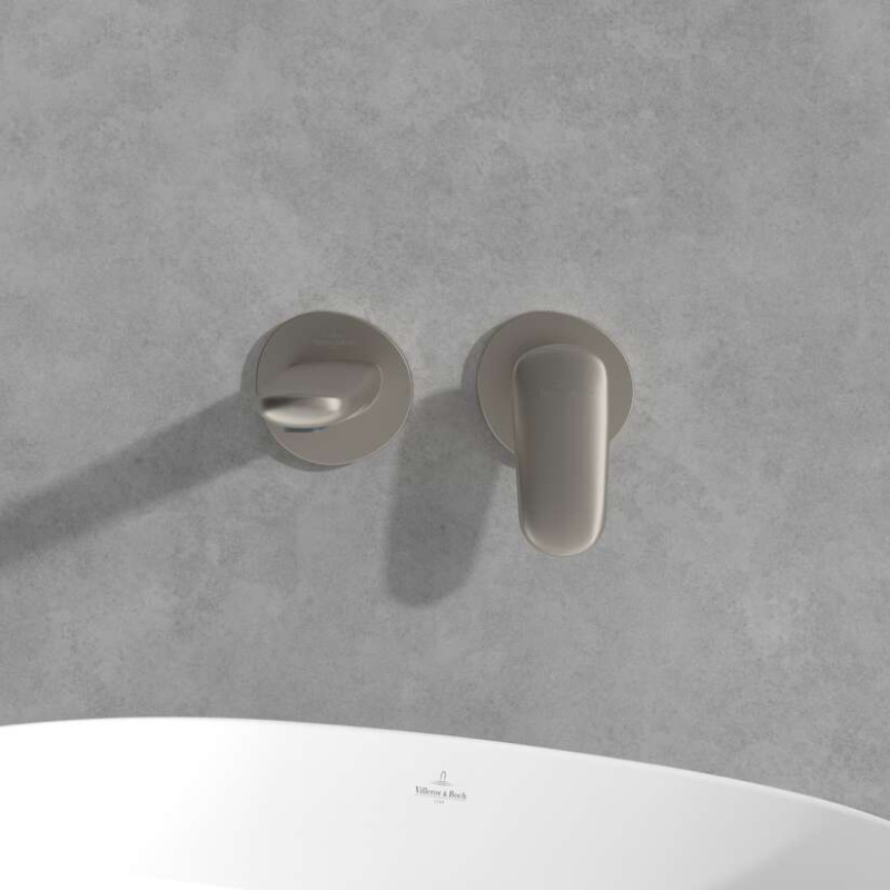 Villeroy&Boch Antao bateria umywalkowa podtynkowa nikiel szczotkowany TVW11100200064