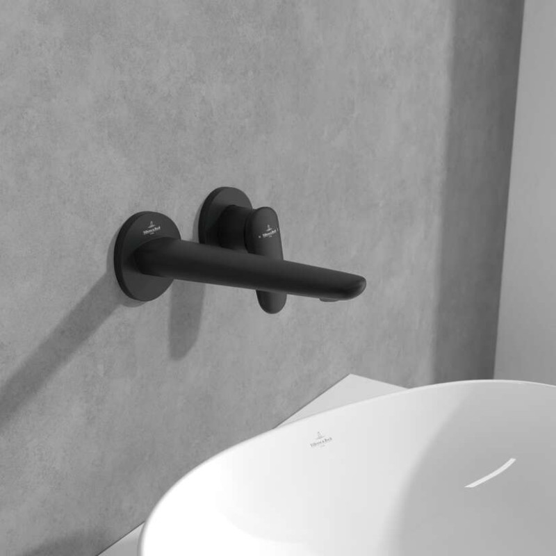 Villeroy&Boch Antao bateria umywalkowa podtynkowa czarny matowy TVW111002000K5