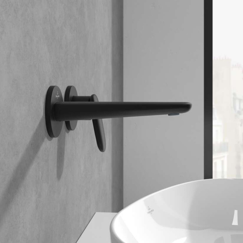 Villeroy&Boch Antao bateria umywalkowa podtynkowa czarny matowy TVW111002000K5