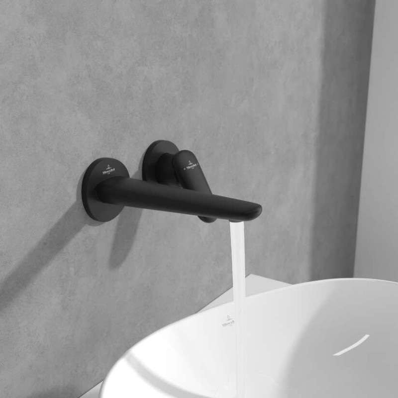 Villeroy&Boch Antao bateria umywalkowa podtynkowa czarny matowy TVW111002000K5