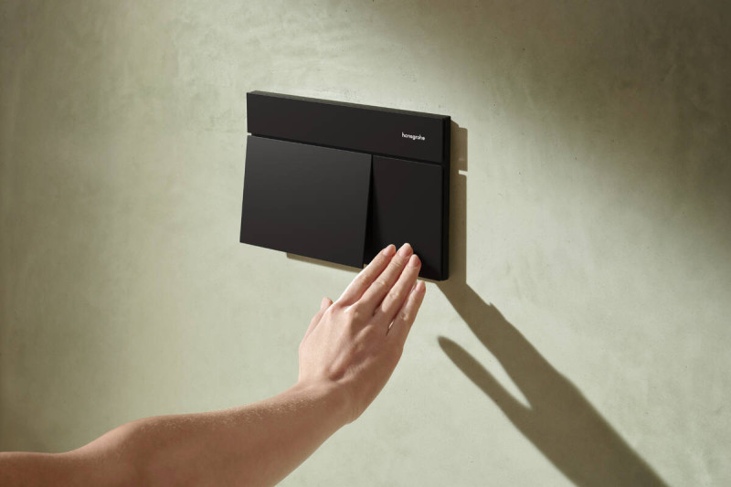 Hansgrohe iFrame Element E przycisk spłukujący WC czarny matowy 66003670