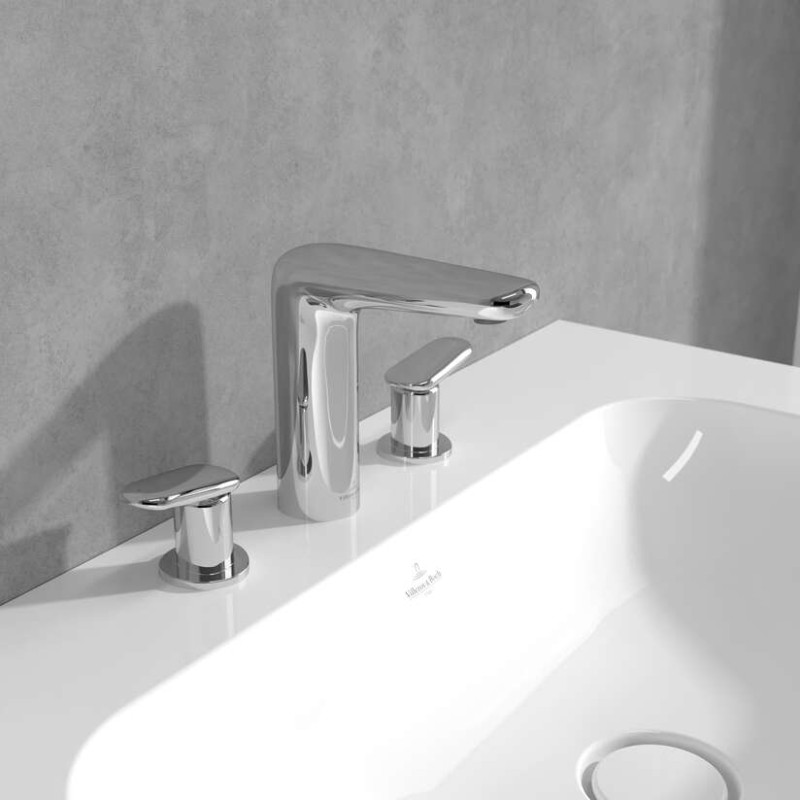 Villeroy&Boch Antao bateria umywalkowa trzyotworowa chrom połysk TVW11100100061